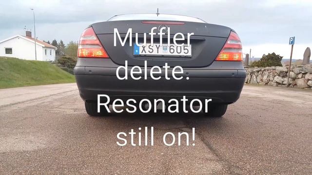 Mercedes Benz W211 e240 muffler delete смотреть онлайн