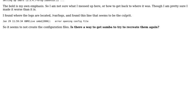 Ubuntu: Samba fails to install (2 Solutions!!) смотреть онлайн