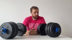 Гантели пластиковые 2х10 кг