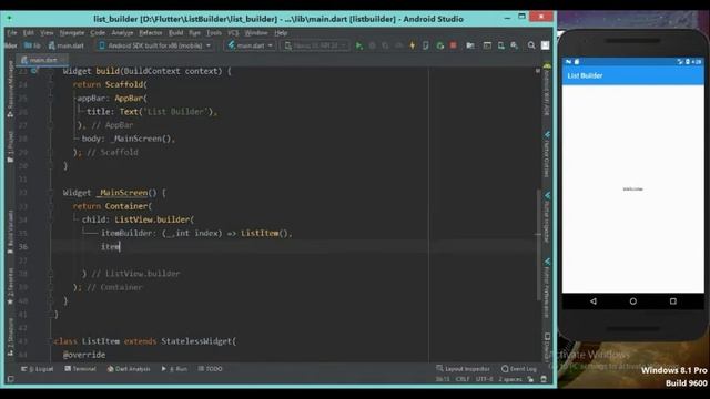 List Builder Using Flutter By Suvidha Malaviya смотреть онлайн