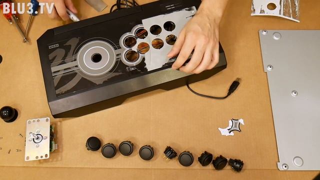 HORI RAP 4 KAI FIGHTSTICK MOD - Custom Art Plexi Buttons Joystick