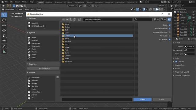 How To Import A .blend File Into Your Project || Blender Tutorial смотреть онлайн
