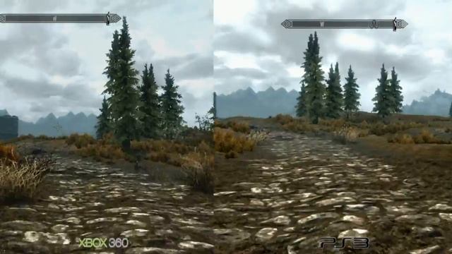 Elder Scrolls V: Skyrim: PS3/Xbox 360-Grafikvergleich смотреть онлайн