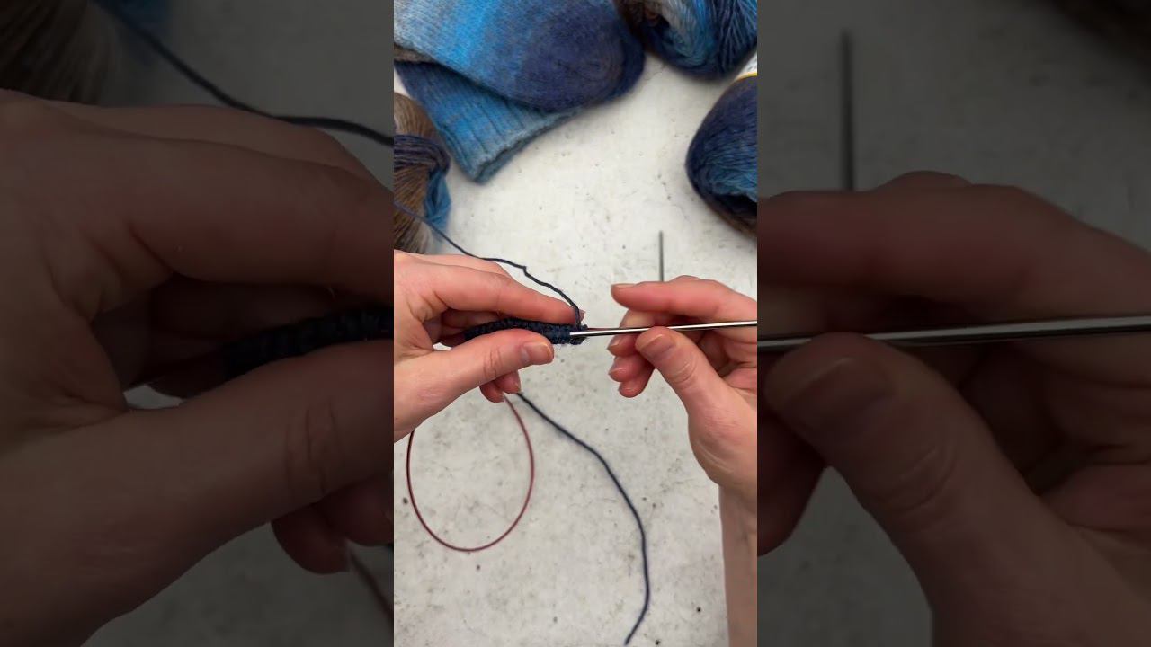 Техника вязания Magic loop смотреть онлайн