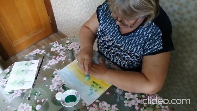 Нетрадиционная техника рисования . смотреть онлайн