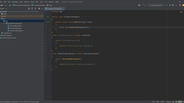 Creating Custom Exceptions in Java смотреть онлайн