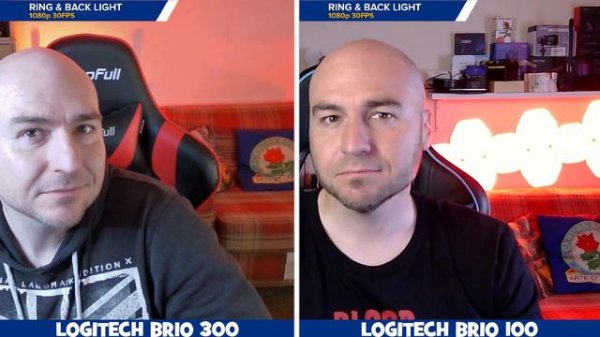 Logitech Webcam Battle | Logitech Brio 300 vs Logitech Brio 100