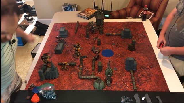 Adeptus Titanicus Battle Report: Mortis Vs Fureans