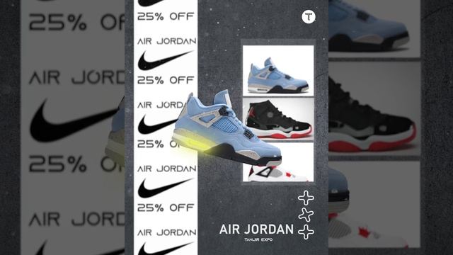 Black Friday poster design & product promo video ad | sneakers motion flyer смотреть онлайн