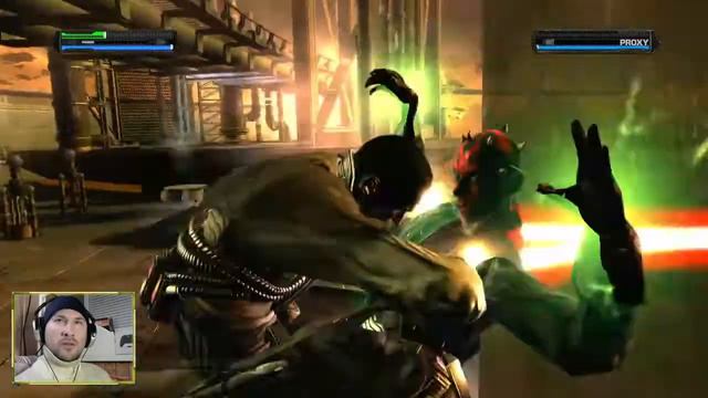 Дарт Молл (образ робота Прокси) против Старкиллера. Световые мечи и сила. Пот и ругань. смотреть онлайн