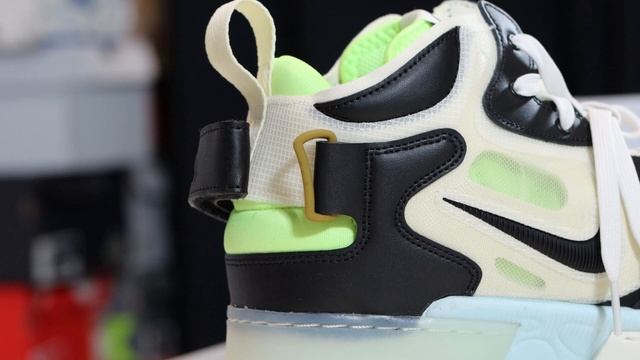 Air Force 1 Mid React Black Sail Green On Foot Sneaker Review QuickSchopes 389 Schopes DQ1872 100 смотреть онлайн