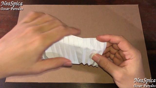 4 - Folding Paper Bellows with Cylindrical Helix Triangle Form P2. смотреть онлайн