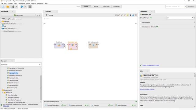 Loading Text into RapidMiner смотреть онлайн