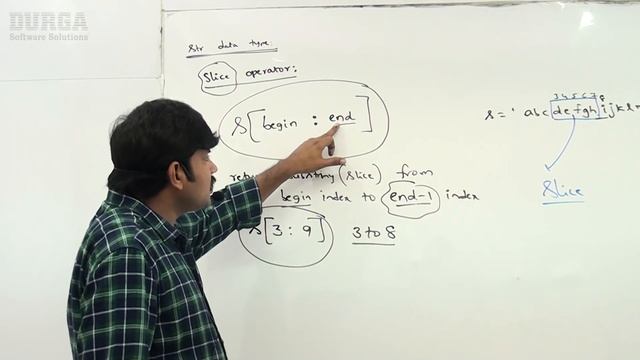 Python Tutorial || Data Types || Str Data Type - Slice Operator || by Durga Sir смотреть онлайн
