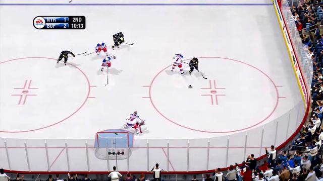 NHL 09 Gameplay Buffalo Sabres vs New York Rangers смотреть онлайн
