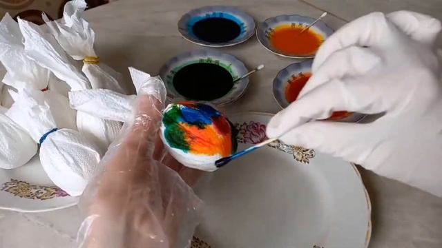 Easter eggs. Как быстро и красиво покрасить яйца к Пасхе. / Быстро и просто. смотреть онлайн