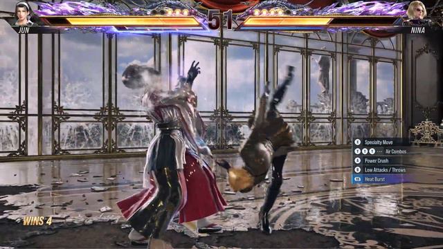 Tekken 8 : PVP Match 2024 Arslan (Jun Kazama) Vs Eureka (Nina) - Coliseum 2024-03-23 15.05.25 смотреть онлайн