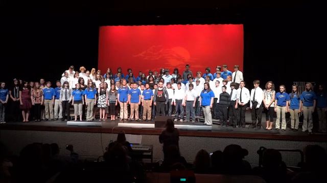 Jemtegaard Middle School - ALL Choirs - "Musica Dei" смотреть онлайн