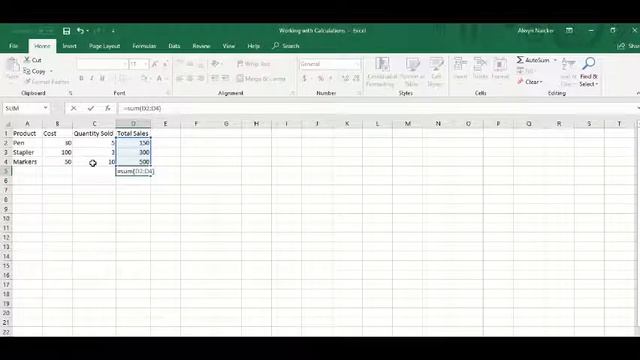 Excel Formulas vs Word tables formulas смотреть онлайн