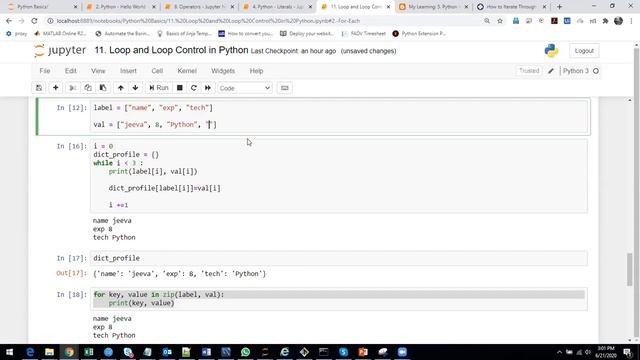 22. Python in Tamil - Loops and Loop Control (While, For, Zip, Break, Continue, Pass) смотреть онлайн
