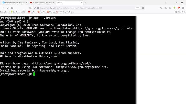 SED BASICS, LINUX FUNDAMENTALS, SED SCRIPTS смотреть онлайн