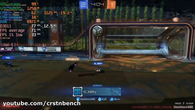 Intel Core i5 1135G7 \ Iris Xᵉ Graphics \ Rocket League @1080p render quality performance (16GB RAM смотреть онлайн