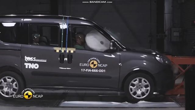 Euro Ncap Crash Test of Fiat Doblo смотреть онлайн