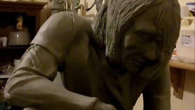 Kurt Cobain Sculpture смотреть онлайн