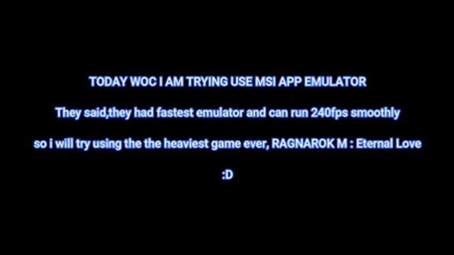 ROMEL 2.0 ft MSI APP EMULATOR | WOC emulator triall | MSI APP x Bluestack смотреть онлайн