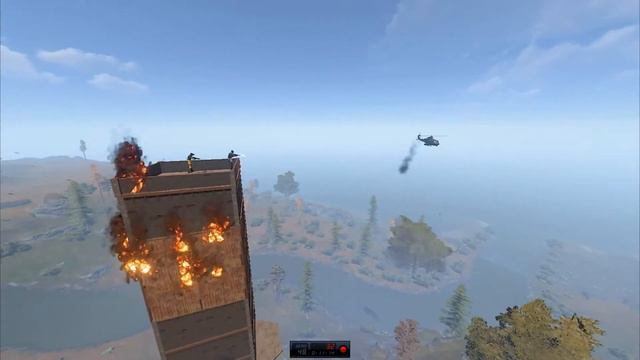 Rust New - Сбитие вертолёта с помощью админа #2 смотреть онлайн