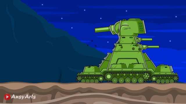 KV-44 vs Ratte. Steel Monsters. Cartoons About Tanks смотреть онлайн