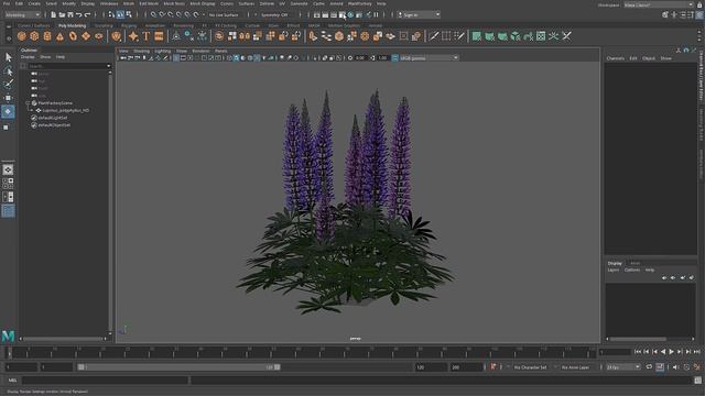 Creating Arnold and V-Ray materials in Maya with the PlantFactory plugin смотреть онлайн