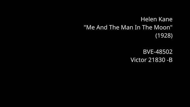 Helen Kane - Me And The Man In The Moon смотреть онлайн