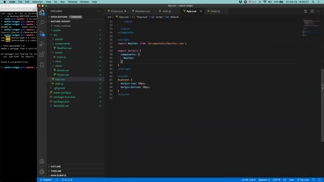 Weather Widget i krijuar nga zero me Vue.js смотреть онлайн
