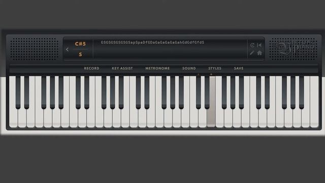 Virtual Piano - Fallen Down смотреть онлайн