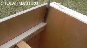 Ящик для сотовых пчелопакетов на 4 рамки для перевозки пчёл