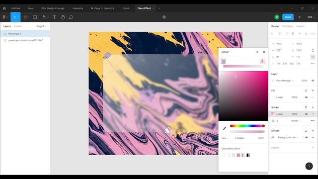 How to Create Glass Morphism Effect in Figma | UI Design Tutorial смотреть онлайн
