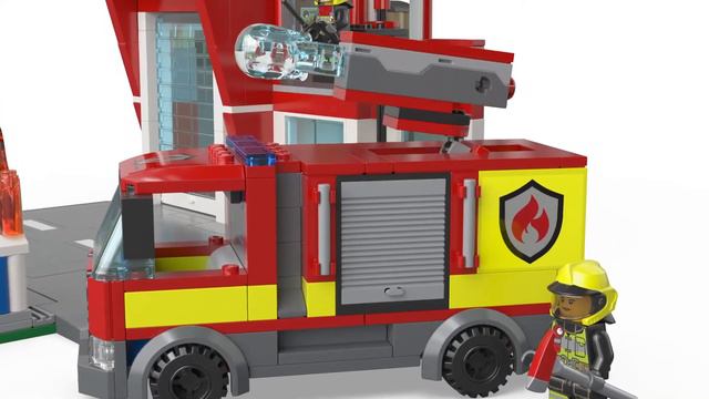 LEGO ЛЕГО City Пожарная часть 60320 смотреть онлайн
