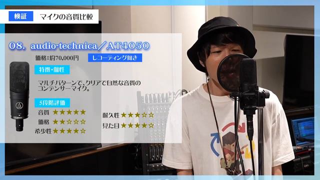 マイクで音質って変わるの？ | Sound Quality Comparison with 11 Microphones!! смотреть онлайн