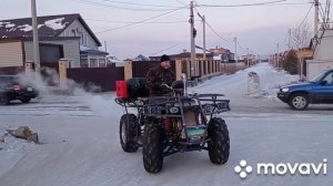Первый выезд самодельного квадроцикла 4х4 Медведь