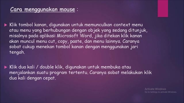 belajar menggunakan mouse смотреть онлайн