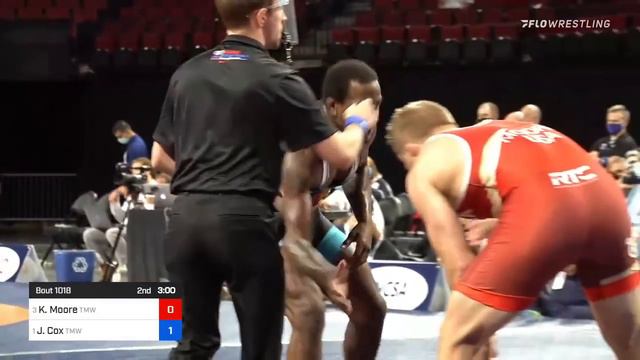 92 Kg Round 2 - Kollin Moore, Titan Mercury Wrestling Club Vs J'den Cox, Titan Mercury Wrestling C смотреть онлайн