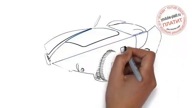 как нарисовать старую машину смотреть онлайн