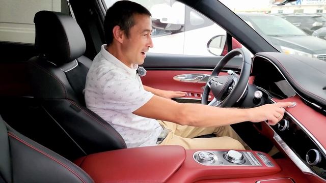 Genesis GV70 - корейский премиальный автомобиль, весь на коже,  доступнее BMW и Mercedes из Дубай