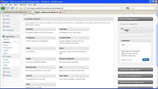 WordPress CMS plugins ARIA смотреть онлайн