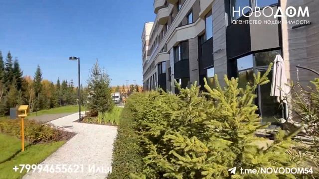 Прогулка по ЖК Новый Кедровый. Новосибирск. Полный обзор комплекса смотреть онлайн