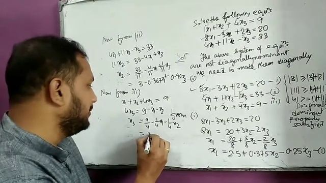 Numerical methods | Gauss Jacobi methods смотреть онлайн