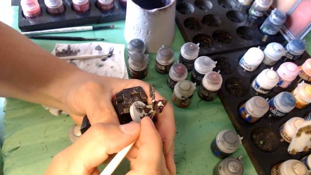 Bloodborne Riffle Spear Hunter Painting: CMON Kickstarter Boardgame