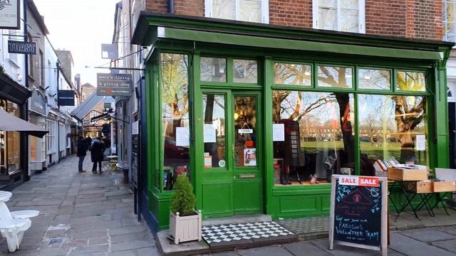 Richmond Upon Thames Town Centre To Richmond  St. Helena Pier | London UK Walking Tour [4K]