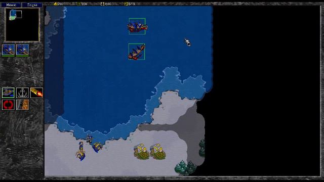 Warcraft 2 Tides of Darknes - Кампания Людей - Миссия 1- 4 ( Widescreen Patch ) смотреть онлайн